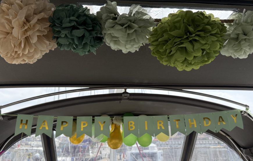 Birthday Celebration on Board